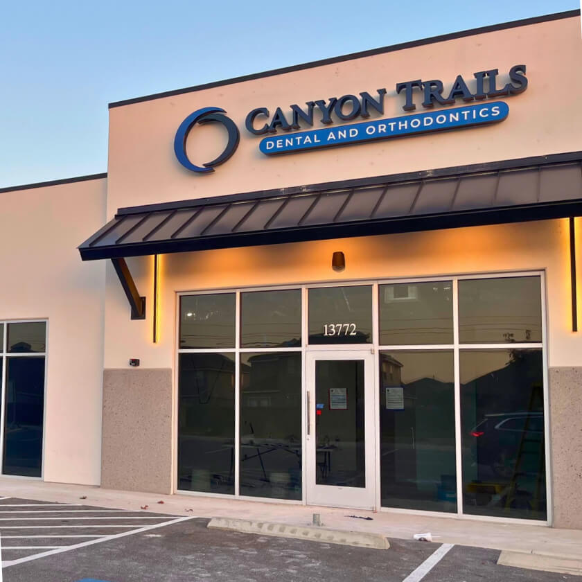 front of Canyon Trails Family Dentistry office